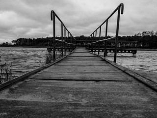 Bridge, black and white