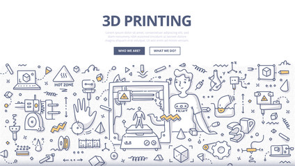 3D Printing Doodle Concept