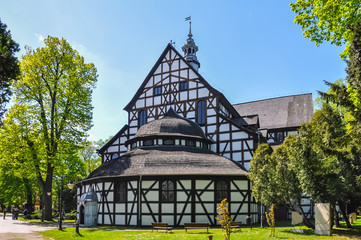 Wooden, protestant church of peace in Swidnica, Lower Silesia, Lutherans, Unesco, Poland