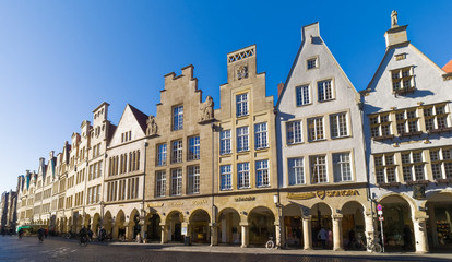 Stadthäuser am Prinzipalmarkt Münster © MCM
