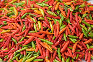 red and green peppers