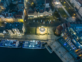 Gdansk brighting carousel from above © Jurand