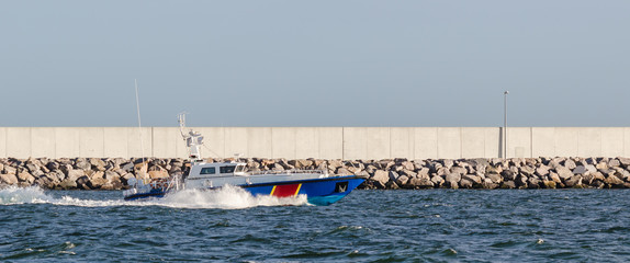 FAST MOTOR BOAT - Border Guard boat patrol © Wojciech Wrzesień