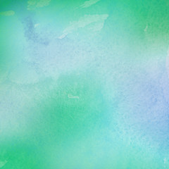 Colorful bright ink and watercolor texture on white paper background. Paint leaks and ombre effects. Hand painted abstract image.