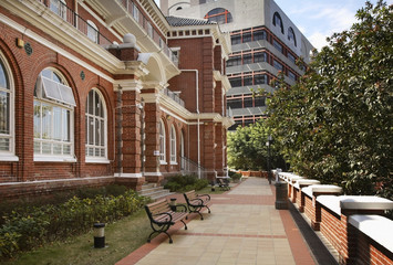 Park of university of Hong Kong. China