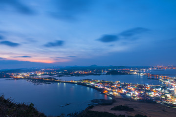 Seongsan ilchulbong in Jeju island,South Korea.