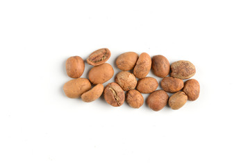 Coffee beans with different types of roast