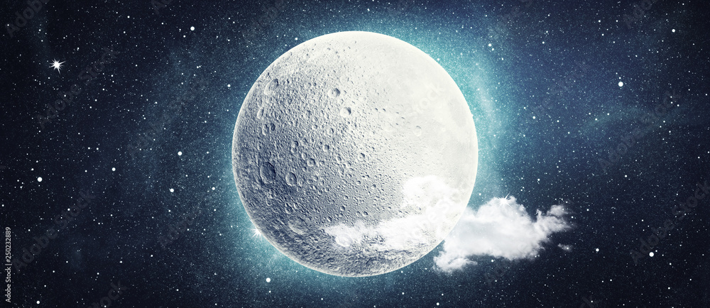 Wall mural moon