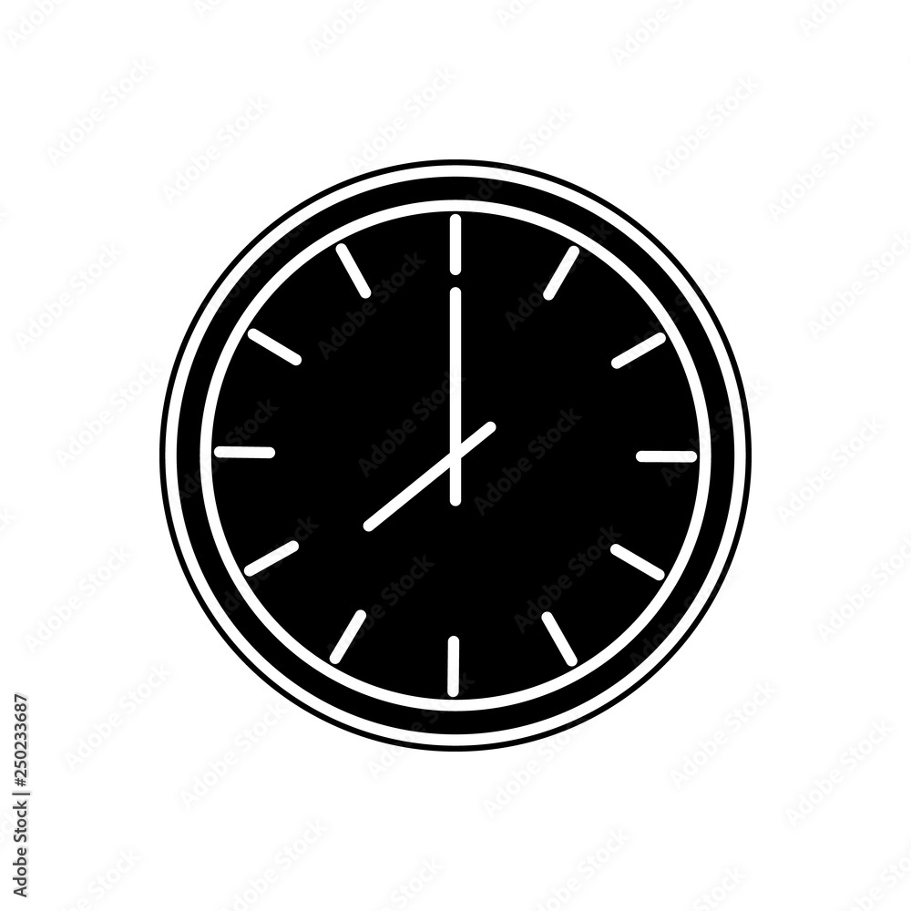 Poster clock icon. element of appliances for mobile concept and web apps icon. glyph, flat icon for website