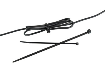 cable ties and tied wire