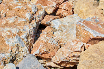 Old stones by the sea.