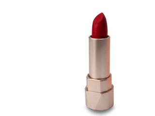 Lipstick. Makeup collection on white background. (clipping path)