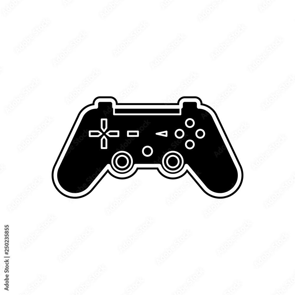 Poster joystick icon. element of appliances for mobile concept and web apps icon. glyph, flat icon for webs