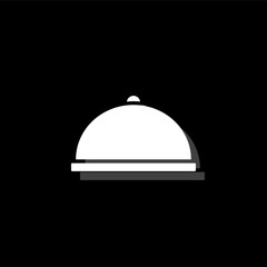 Covered Food icon flat