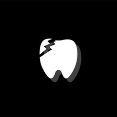 Dental Problem icon flat