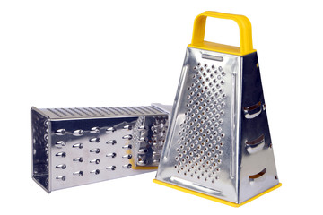 two graters on a white background.