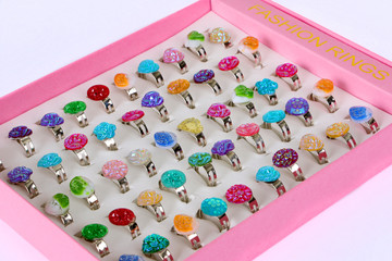 Baby rings jewelry box, fashion rings