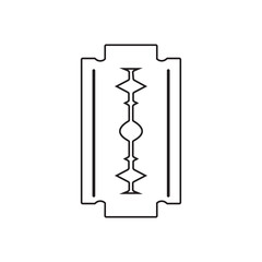 Safety razor blade icon. Element of Barber for mobile concept and web apps icon. Outline, thin line icon for website design and development, app development