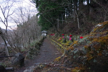 Fototapeta premium 憾満ヶ淵の地蔵