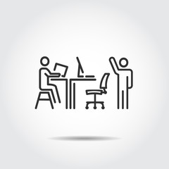 People Icon work group Team Vector