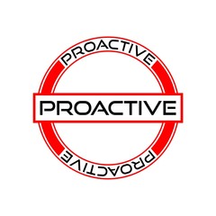 Proactive sign, icon or logo