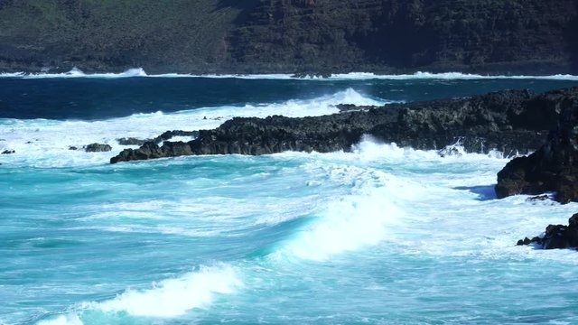 Coast of Tenesar, Lanzarote island, Canary Islands, Spain, Europe
