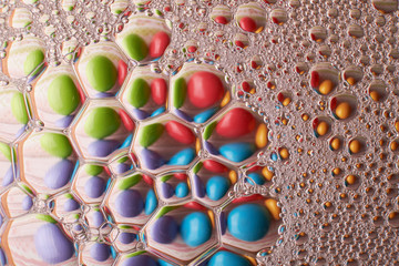 abstract soap bubbles background