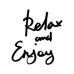 Doodle grunge lettering. Brush calligraphy text for banner, poster, greeting card, party invitation. Vector illustration