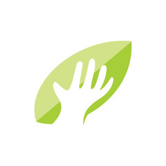 Leaf Logo Design Vector Template Isolated