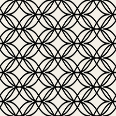 Fototapeta premium Vector seamless pattern. Modern stylish abstract texture. Repeating lines