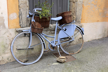Fototapeta na wymiar vélo décoratif
