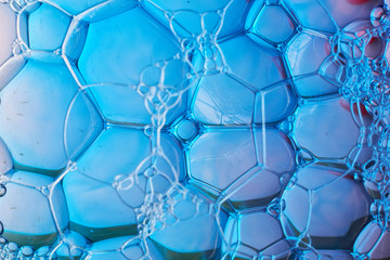 abstract background of colored bubbles