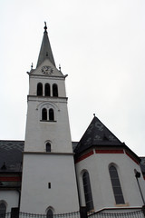 Fototapeta premium Chiesa neo gotico di San Martino a Bled