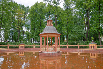 Maneja pond in the Summer Garden
