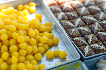 Dessert pictures that are delicious Snack concept With copy space