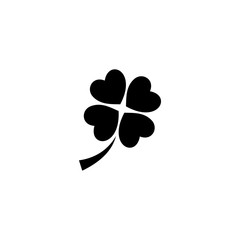 Fototapeta na wymiar Four leaf clover symbol