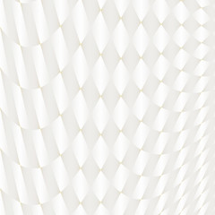 Abstract white geometric vector background