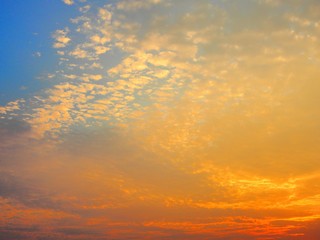 Fototapeta premium sunset in the sky