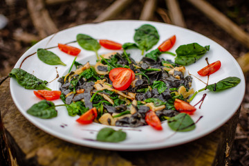 Tagiatelle z warzywami