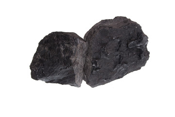 coal isolated on white background