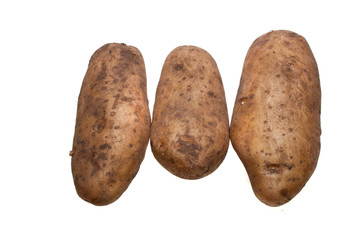 potato isolated on white background