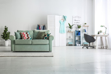 Interior of beautiful modern room