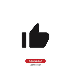 Thumb up vector icon