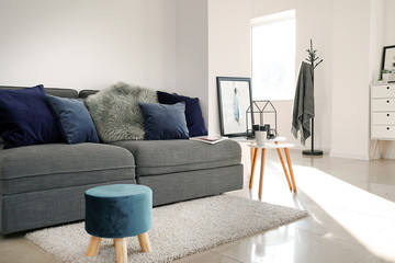 Interior of modern studio apartment