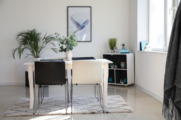 Interior of light modern flat