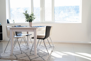 Interior of light modern flat
