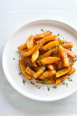 Roasted pumpkin slices