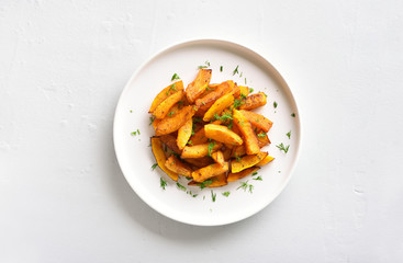 Roasted pumpkin slices