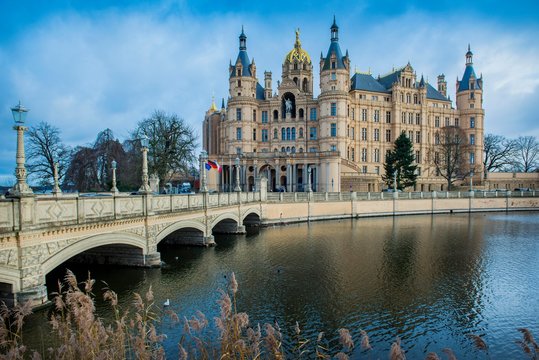 Schwerin Castle, State Parliament of Mecklenburg-Western Pomerania, Schwerin, Mecklenburg-Western Pomerania, Germany, Europe