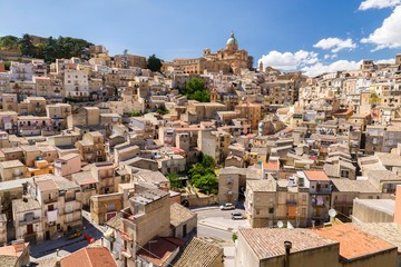 Cathedral SS. Assunta, Old Town, Piazza Armerina, Province of Enna, Sicily, Italy, Europe